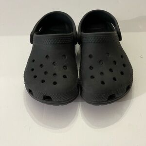 CROCS Toddler Size C7 Black Crocs